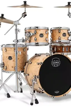Mapex Saturn VI Fusion 20" Natural Maple Burl - Nouveau lancement