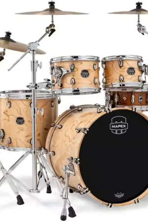 Qualité professionnelle - Mapex MAPEX SATURN VI SATGE 22" NATURAL MAPLE BURL