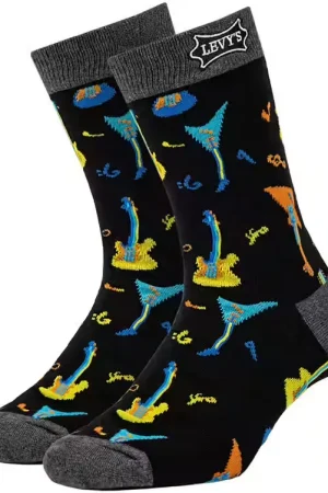 Levys Paire de chaussettes motif guitare électrique - Préféré des clients