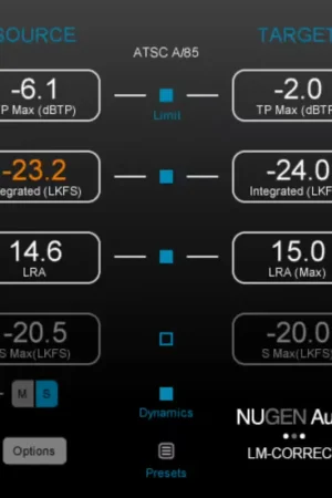 Derniers articles | Nugen Audio LM-Correct DynApt extension