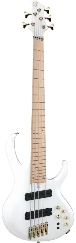 Déstockage | Ibanez BTB605MLMPWM Pearl White Matte Bass Workshop