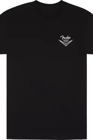 Fender Custom Shop "L" T-Shirt Logo Fender Custom Shop Noir | Meilleure vente