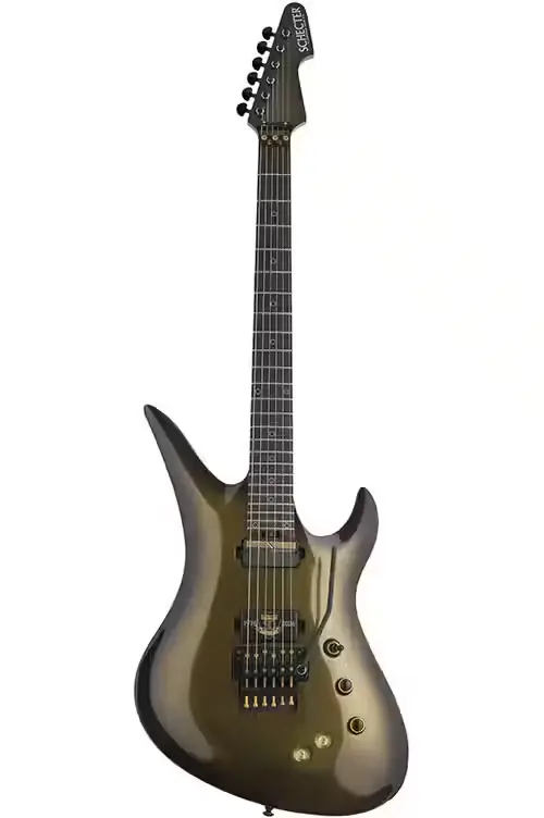 Achetez en ligne | Schecter Avenger FRS 50 Anni Gold Burst