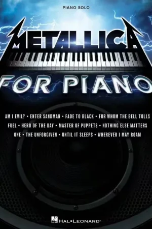 Satisfait ou remboursé - Hal Leonard Metallica For Piano Solo