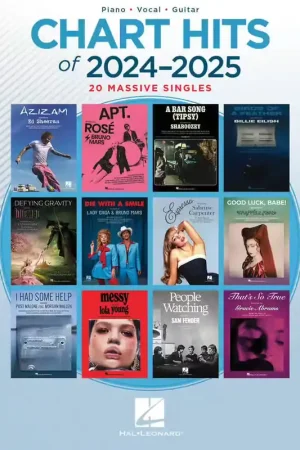 Très bien noté | Hal Leonard Chart Hits Of 2024-2025 PVG