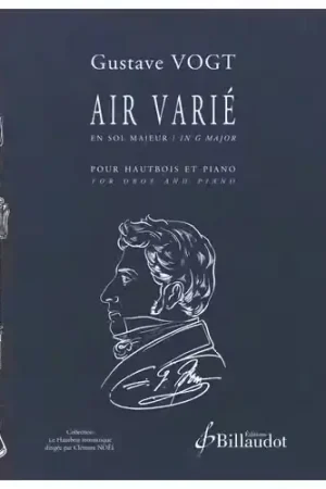 Achetez maintenant - Billaudot Air Varié En Sol Majeur Hautbois - Vogt