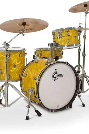 Gretsch Drums Catalina Club Yellow Satin Flame Batteries Fusion 20" - Plus que quelques articles