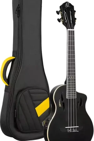 Ortega Ukulele Tenor Touplayer Noir Mat | Best-seller