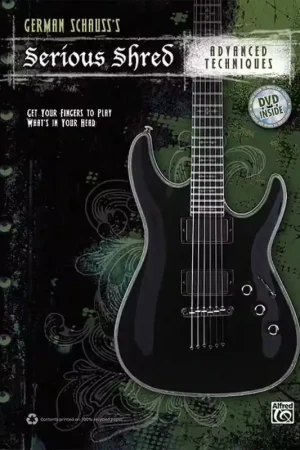 Stock presque épuisé - Alfred Publishing German Schauss - Serious Shred Advanced Techniques