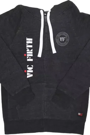 Disponible maintenant - Vic Firth Hoodie Zip Up Logo XXXL
