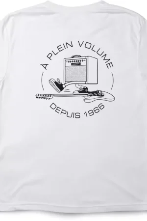 Hiwatt T-shirt Blanc Logo Ride Noir M - Remise
