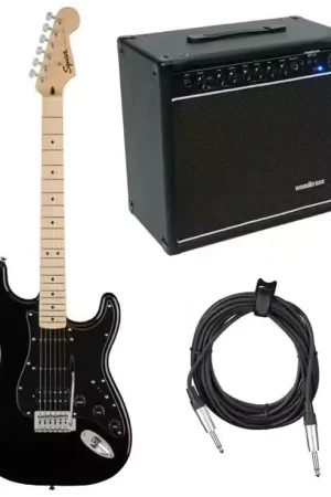 Squier Stratocaster HSS Sonic Mn Black + GE1040 40W - Ajoutez au panier