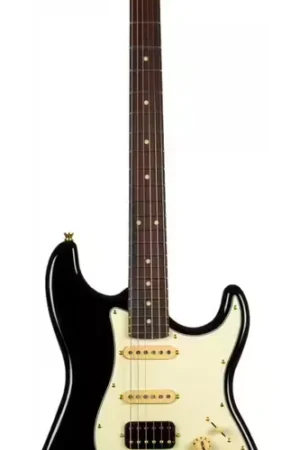 Bientôt épuisé - Jet Guitars JS 480 Black Gold