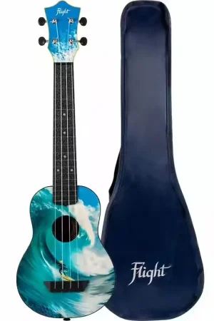 Flight TUSL25 Surf Travel Concert Scale Soprano | Offre spéciale