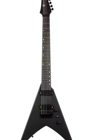 Spira Guitars V407MBK Satin Black - Envoi rapide