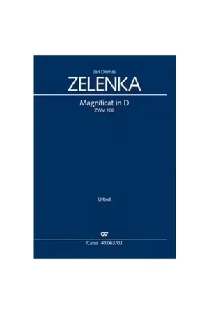 Disponible maintenant - Carus Zelenska J.D. - Magnificat ZWV 108 - Vocal Score