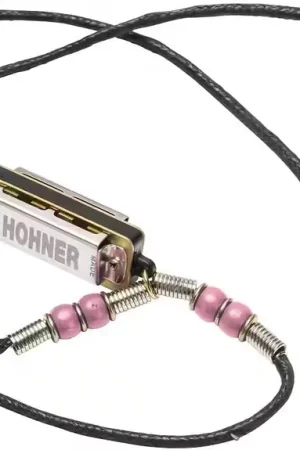 Hohner Mini Harp Collier Rose - 4 Trous - Économisez maintenant