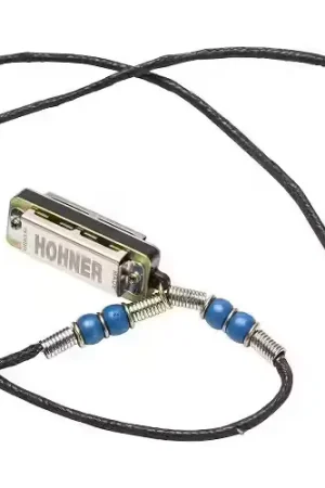 Hohner Mini Harp Collier Bleu - 4 Trous - Dernier arrivage