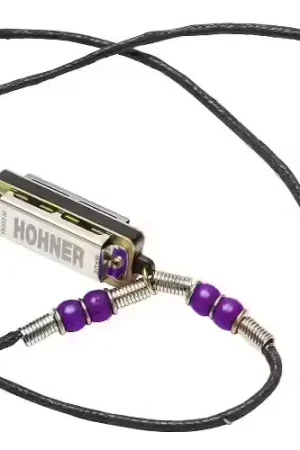 Prix cassé - Hohner Mini Harp Collier Violet - 4 Trous