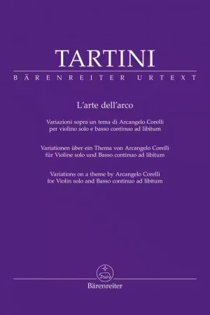Cette semaine uniquement | Barenreiter Tartini Giuseppe - L'Arte Dell' Arco