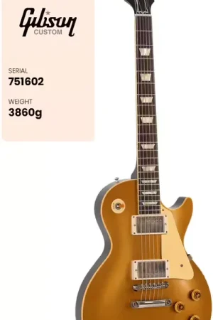 Promotion - Gibson custom Les Paul Goldtop 1957 Reissue Darkback VOS Double Gold CSHR #751602
