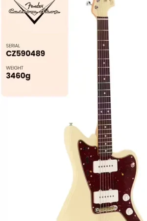 Plébiscité par les clients - Fender Custom Shop AO25-66 62 Jazzmaster NOS RW VWH #CZ590489