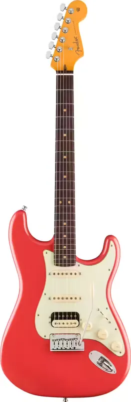 Bientôt épuisé | Fender Stratocaster '60s American Ultra Luxe Vintage HSS RW Fiesta Red - Reconditionné