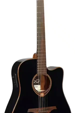 Lâg Tramontane T118DCE-BLK Dreadnought Ctw Électro Black - Stock B | Déstockage