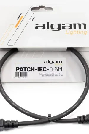 Nouveau produit - Algam Lighting Rallonge d'alimentation IEC - 60 CM - Stock B