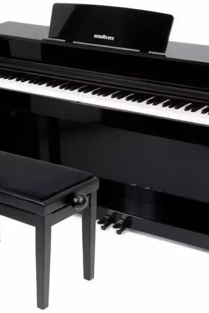 Bonne affaire | Woodbrass DP2 MK2 Noir Brillant + Banquette Offerte