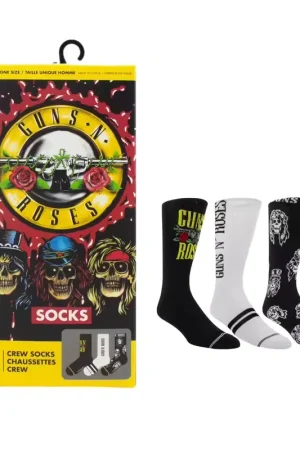 Perri's Chaussettes Guns N'Roses 3 paires Gift Box | Prix spécial