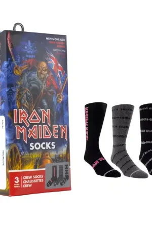 Nouveauté | Perri's Chaussettes Iron Maiden 3 paires Gift Box