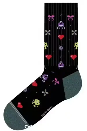 Satisfait ou remboursé | Perri's Chaussettes 8 bit graphic