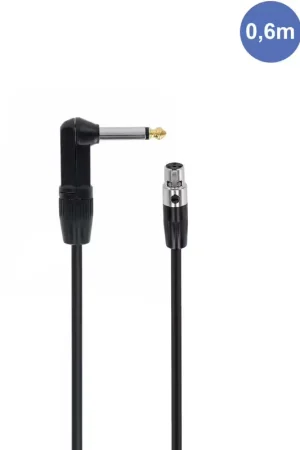 Aujourd'hui seulement | Power Studio AUDIOCAB 4055 Jack coudé vers Mini XLR 4 broches (Shure) 60cm