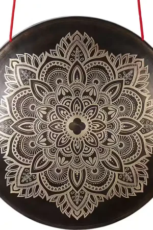 Sela Percussion Chau Gong 28" Mandala floral - Dépêchez-vous