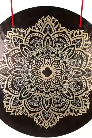 Sela Percussion Wind Gong 24" Mandala floral - Expédition immédiate
