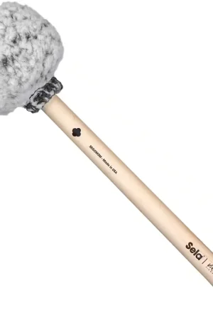 Tout juste ajouté - Sela Percussion Baguette de gong Vikrampal " Natural Balance" - Médium, bleu olive givré