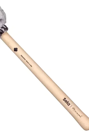Expédition express | Sela Percussion Baguette de gong Vikrampal " Deep Resonance" - Petit, bordeaux givré