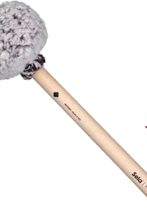 Sela Percussion Baguette de gong Vikrampal " Deep Resonance" - Petit, bordeaux givré - Remise
