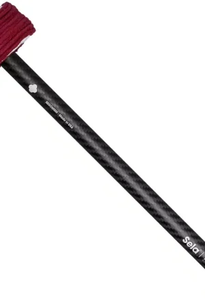 Sela Percussion Baguette de gong Vikrampal Fine Touch Soft - Médium, bordeaux | Prix en baisse
