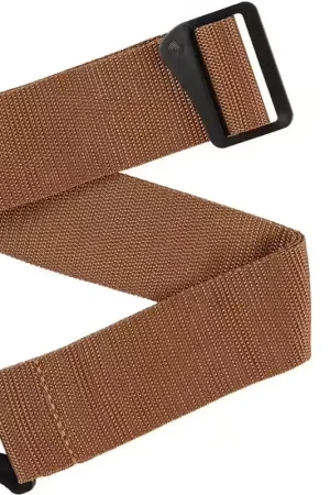D'addario And Co Auto Lock Guitar Strap, Brown - Achetez dès maintenant