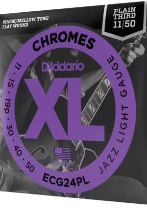 D'addario And Co 11-50 Jazz Light, Plain Third, XL Chromes | Bien noté