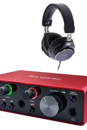 Focusrite Scarlett Solo 3rd Gen XM2 + Casque - Liquidation