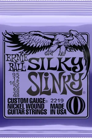 Offre bientôt terminée | Ernie Ball 2219 Silky Slinky 9,5-48