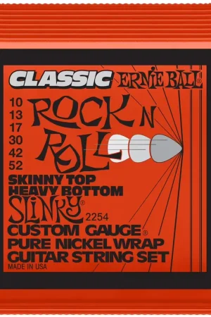 Prix réduit | Ernie Ball 2254 Skinny Top Heavy Bottom 10-52