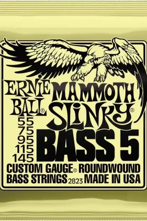 Ernie Ball 2823 Mammoth Slinky Bass 55-145 - Plus que quelques articles