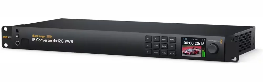 Blackmagic Design Blackmagic 2110 IP Converter 4x12G PWR - Nouveau au catalogue