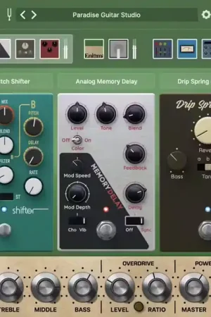 Prix bas - Universal Audio UAD Paradise Guitar Studio