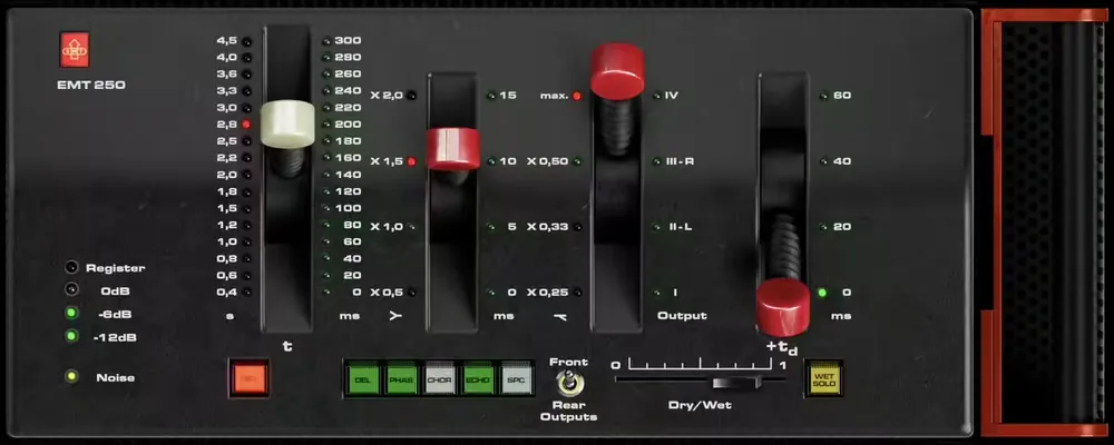 Universal Audio UAD EMT 250 Classic Electronic Reverb - Offre bientôt terminée