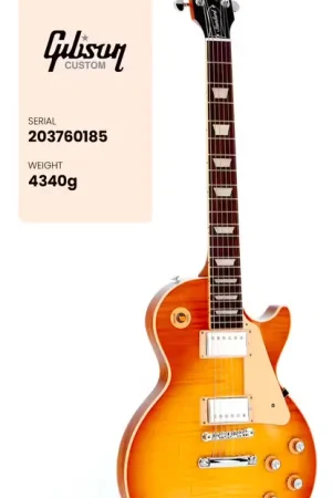 Gibson USA Les Paul Standard 60s Custom Shop Top Honey Burst | Expédition immédiate
